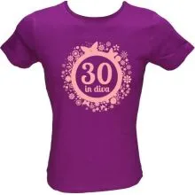 Majica ženska (telirana)-Diva 30 XL-vijolična