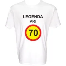 Majica-Legenda pri 70 Let M-bela