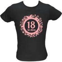 Majica ženska (telirana)-Diva 18 XL-črna