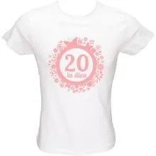 Majica ženska (telirana)-Diva 20 XL-bela