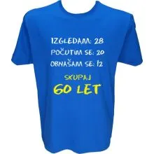 Majica-Izračun 60 let M-modra