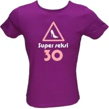 Majica ženska (telirana)-Super seksi 30 L-vijolična