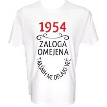 Majica-1954, zaloga omejena, takšnih ne delajo več M-bela
