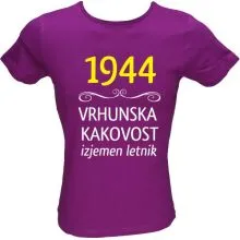 Majica ženska (telirana)-1944, vrhunska kakovost, izjemen letnik L-vijolična