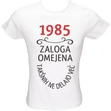Majica ženska (telirana)-1985, zaloga omejena, takšnih ne delajo več L-bela