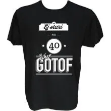 Majica-Gotof si 40 M-črna