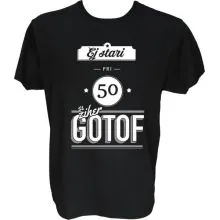 Majica-Gotof si 50 M-črna