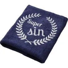 Brisača Super sin, temno modra 100x5Ocm 100% bombaž