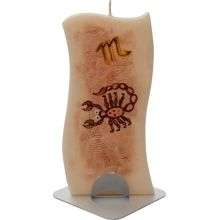Sveča dišeča na stojalu, horoskop - škorpijon, v darilni embalaži, 14x6cm