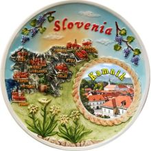 Slovenija - Kamnik, Krožnik dekorativen, 15cm