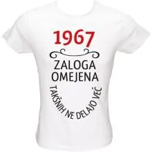 Majica ženska (telirana)-1967, zaloga omejena, takšnih ne delajo več L-bela