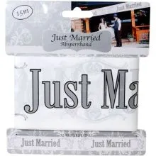 Trak iz pvc za označevanje - "Just Married", 15m