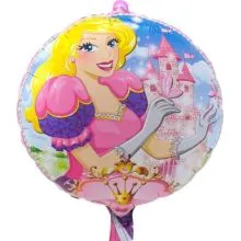 Balon napihljiv, za helij, otroški, princesa, 43cm