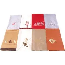 Prt namizni, božični, 85x85cm, 100% poliester, barvno sort.