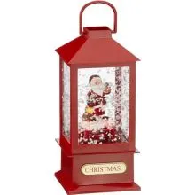 Laterna, "Božiček" z led lučkami, zvokom in funkcijo sneženja, 23cm