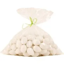Jajce iz PVC, belo, za barvat, za obesit, 6cm