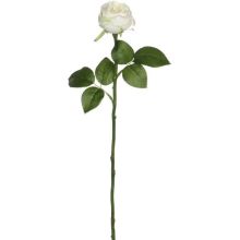 Dekorativna vrtnica, umetno cvetje, bela, 46cm