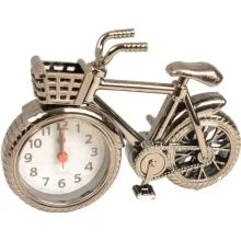 Ura namizna - budilka, v obliki kolesa, 13x18cm
