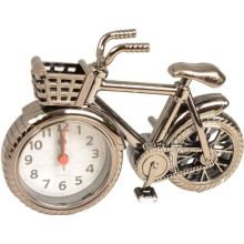 Ura namizna - budilka, v obliki kolesa, 13x18cm