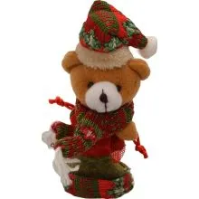 Božična vrečka za sladkarije, 16cm, sort.