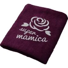 Brisača Super mamica, vijolična 100x5Ocm 100% bombaž