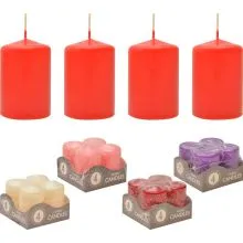 Adventna sveča, 4/1, 3,5x5cm, sort.