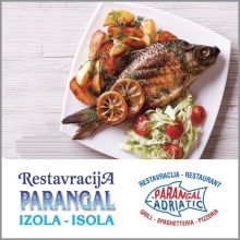 Vrednostni bon za 50 eur, Restavracija Parangal Izola, Restavracija Riviera Adriatic Piran (Vrednostni bon, izvajalec storitev: ALLF D.O.O.)