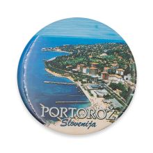 Magnet pleh krog, Portorož, 5cm