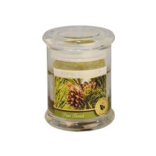Dišeča sveča v steklu s pokrovom, Pine forest, 10/7,6cm