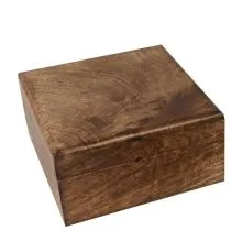Škatla lesena, srednja, 14x14cm