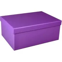 Darilna škatla kartonska vijolična 19x13x7,5cm