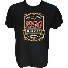 Majica-Izjemen letnik unikat 1990 L-črna
