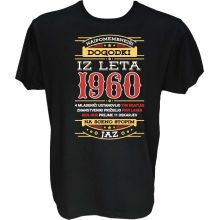 Majica-Najpomembnejši dogodki iz leta 1960 M-črna