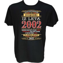 Majica-Najpomembnejši dogodki iz leta 2002 XL-črna