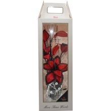 Vrtnica rdeča v cvetličnem lončku kartonska embalaža 29,5cm