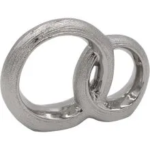 Prepletajoča prstana srebrna, 18.3x4.5x13.5cm, porcelan