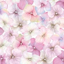 Papirnate serviete, cvetovi hortenzije, 33x33cm, 20kom