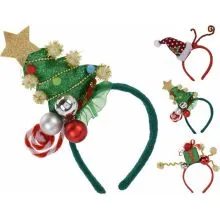 Trak za lase, božični motiv, 23cm, sort.