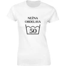 Majica ženska (telirana)-Nežna obdelava 50 XL-bela