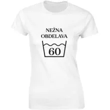 Majica ženska (telirana)-Nežna obdelava 60 S-bela
