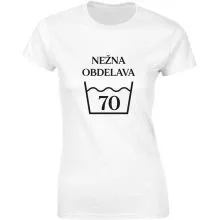 Majica ženska (telirana)-Nežna obdelava 70 L-bela