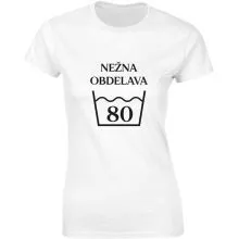 Majica ženska (telirana)-Nežna obdelava 80 XL-bela