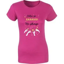 Majica ženska (telirana)-Vedno za zabavo! Na zdravje XL-ciklama