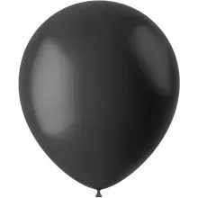 Baloni črni - mat, iz lateksa, 50kom, 33cm
