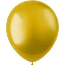 Baloni barvni, 10kom, zlati, metalik, iz lateksa, 33cm