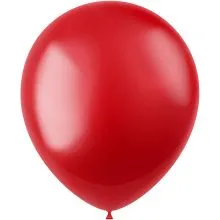 Baloni rdeči - metalik, iz lateksa, 50kom, 33cm