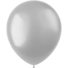 Baloni srebrni - metalik,  iz lateksa, 50kom, 33cm