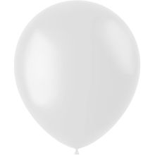 Baloni barvni, 50kom, beli, mat, iz lateksa, 33cm