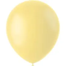 Baloni svetlo rumeni - mat, iz lateksa, 50kom, 33cm