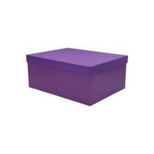 Darilna škatla kartonska, vijolična, 21x15x8.5cm